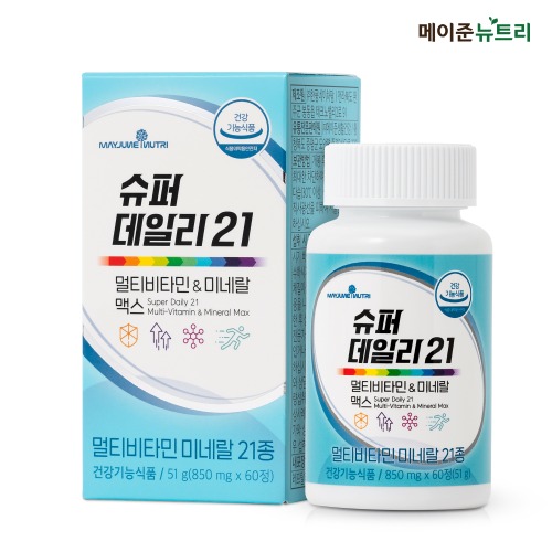 슈퍼 데일리21 멀티비타민&amp;미네랄 맥스 [2개월분/1병]